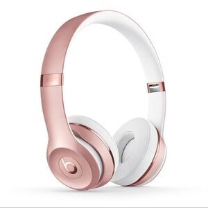 Beats Solo 3 Bluetooth Wireless All-Day On-Ear Headphones - Rose Gold